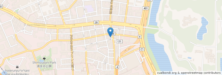Mapa de ubicacion de 半蔵門デンタルオフィス en Japan, 東京都, 千代田区.