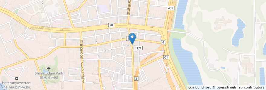 Mapa de ubicacion de J.PARK隼町 en Japón, Tokio, Chiyoda.