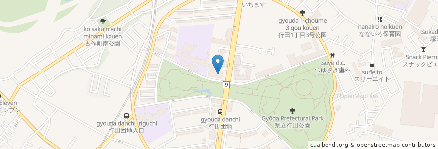 Mapa de ubicacion de ふなっこ畑 en ژاپن, 千葉県, 船橋市.