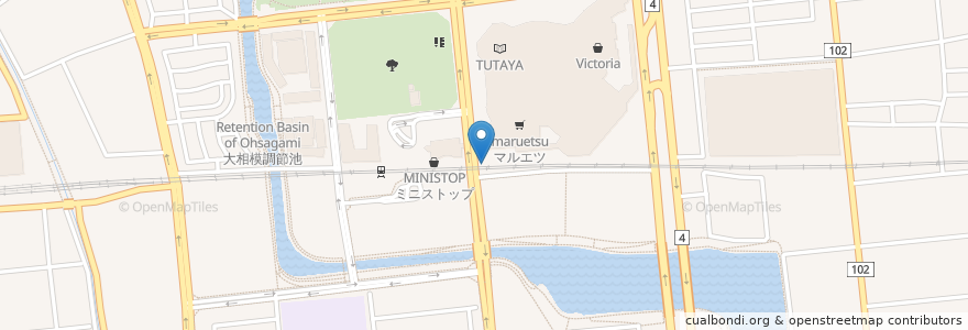 Mapa de ubicacion de サイゼリヤ 越谷レイクタウン駅前店 en Jepun, 埼玉県, 越谷市.
