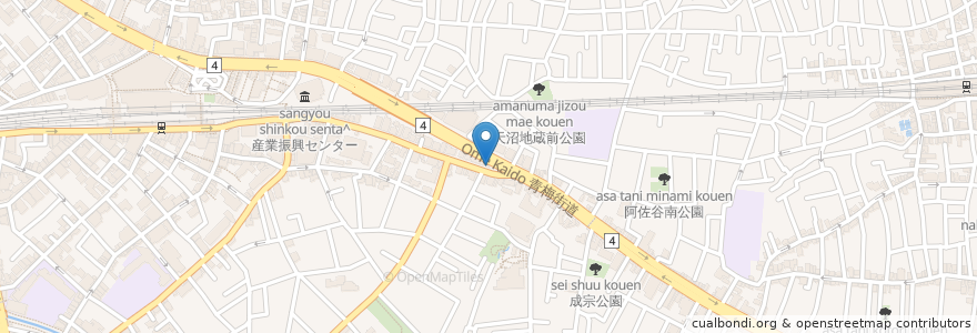 Mapa de ubicacion de ラーメン二郎　荻窪店 en Japan, Tokio, 杉並区.