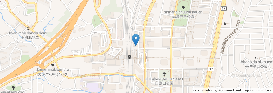 Mapa de ubicacion de HAC en Jepun, 神奈川県, 横浜市, 戸塚区.