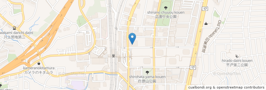 Mapa de ubicacion de マクドナルド en 日本, 神奈川縣, 横滨市, 戸塚区.