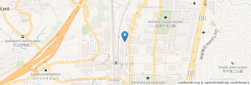 Mapa de ubicacion de ショウワパーク東戸塚 en Japan, Präfektur Kanagawa, Yokohama, 戸塚区.