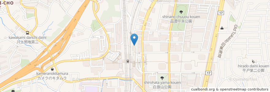 Mapa de ubicacion de はればれ en Japan, Präfektur Kanagawa, Yokohama, 戸塚区.