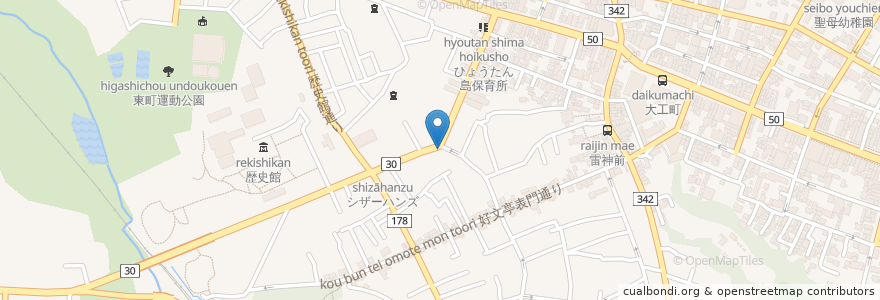 Mapa de ubicacion de Fukurokuju en 日本, 茨城県, 水戸市.