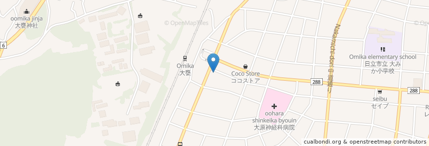 Mapa de ubicacion de 菊地歯科医院 en 일본, 이바라키현, 日立市.
