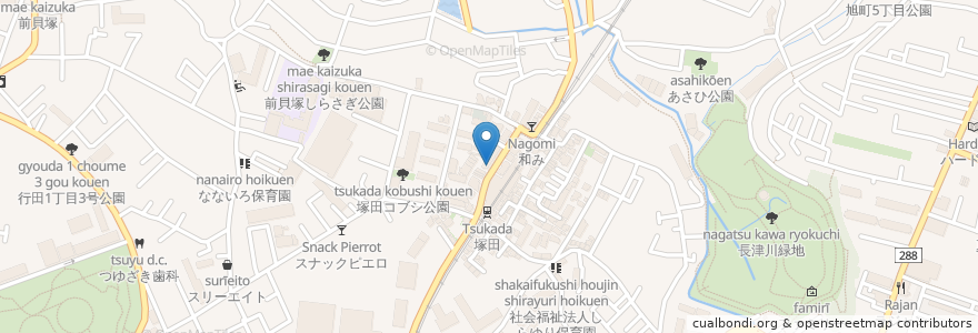 Mapa de ubicacion de カトレヤ歯科診療室 en Япония, Тиба, 船橋市.
