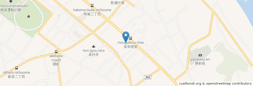 Mapa de ubicacion de ENEOS en Jepun, 茨城県, 水戸市.