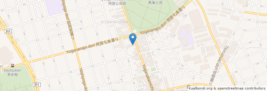 Mapa de ubicacion de ベルヴェット動物病院 en Japonya, 東京都, 世田谷区.