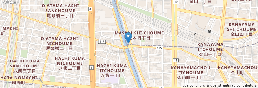 Mapa de ubicacion de ゆめや en Japan, Präfektur Aichi, 名古屋市, 中川区.
