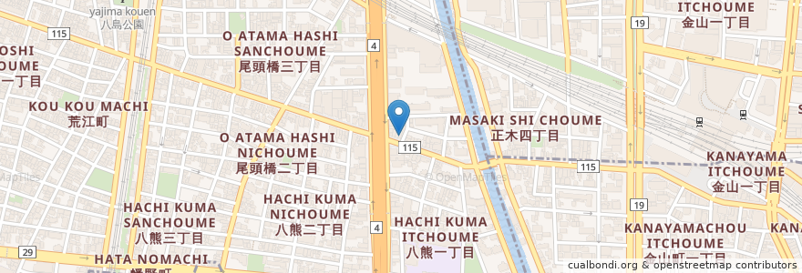 Mapa de ubicacion de とり吉 en 일본, 아이치현, 나고야 시, 中川区.