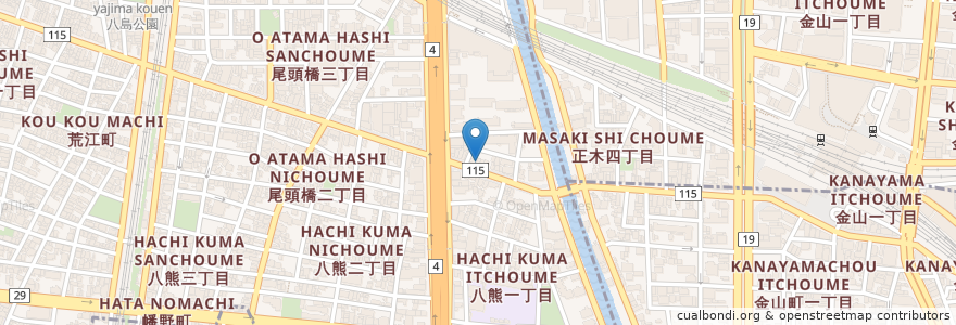 Mapa de ubicacion de さらさ en Япония, Айти, 名古屋市, 中川区.