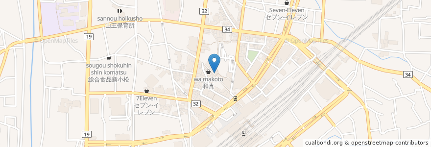 Mapa de ubicacion de サブウェイ en 日本, 長野県, 長野市.
