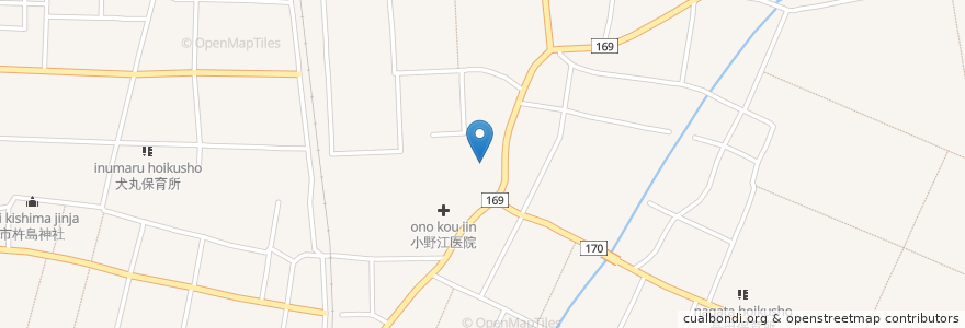 Mapa de ubicacion de 蓮光寺 en 日本, 石川県, 小松市.