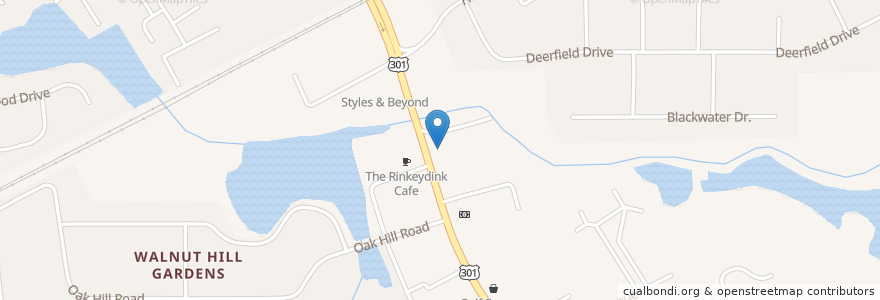 Mapa de ubicacion de Yankee Coffee Shop en Estados Unidos De América, Virginia, Petersburg.