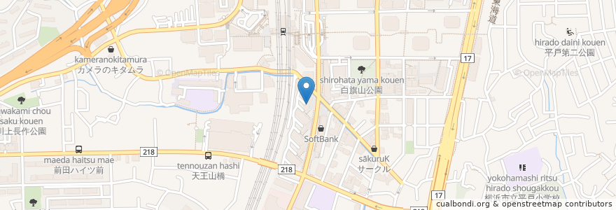 Mapa de ubicacion de Fit Care Express en Japan, Kanagawa Prefecture, Yokohama, Totsuka Ward.