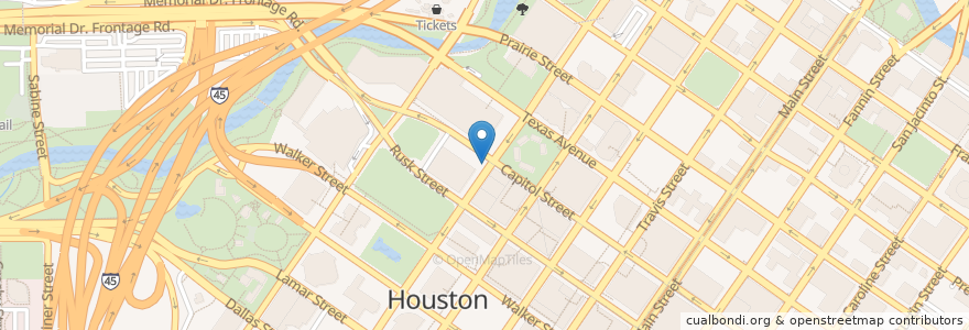 Mapa de ubicacion de Smith & Capital en United States, Texas, Houston, Harris County.
