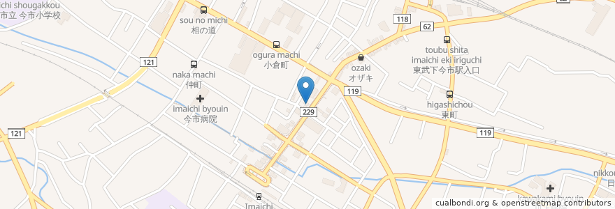 Mapa de ubicacion de 味の大塩 en Giappone, Prefettura Di Tochigi, 日光市.