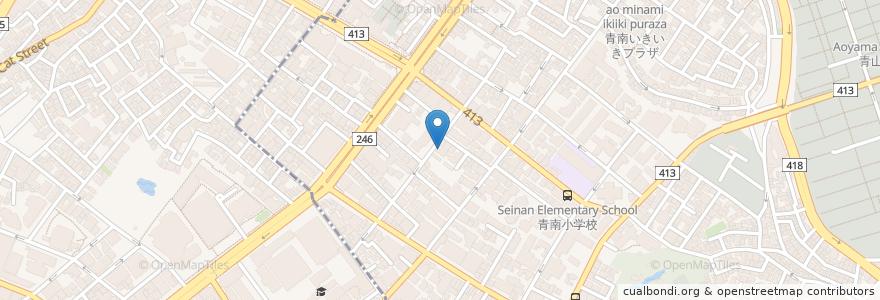 Mapa de ubicacion de Taira Dental Clinic en Jepun, 東京都, 渋谷区.