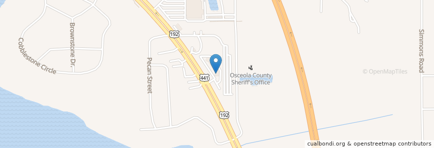 Mapa de ubicacion de China Wok en 미국, 플로리다주, Osceola County.