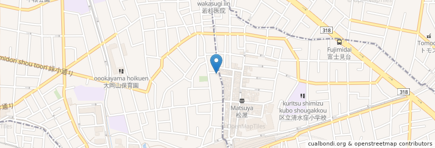 Mapa de ubicacion de 三木歯科医院 en 日本, 東京都, 目黒区, 大田区.