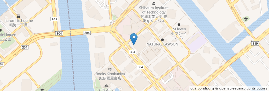 Mapa de ubicacion de 日産レンタカー en 일본, 도쿄도, 江東区.
