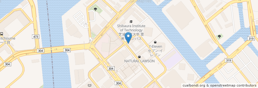 Mapa de ubicacion de 観音寺デンタル en Giappone, Tokyo, 江東区.