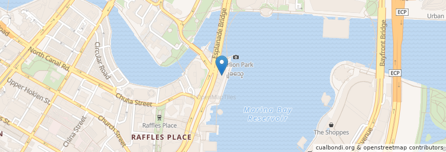 Mapa de ubicacion de OverEasy Bar and Diner en シンガポール, Central.