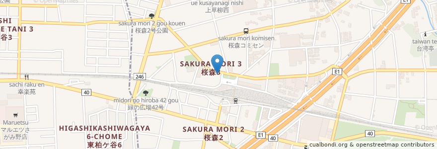 Mapa de ubicacion de ハローデンタルクリニック en Japan, 神奈川県, 大和市.