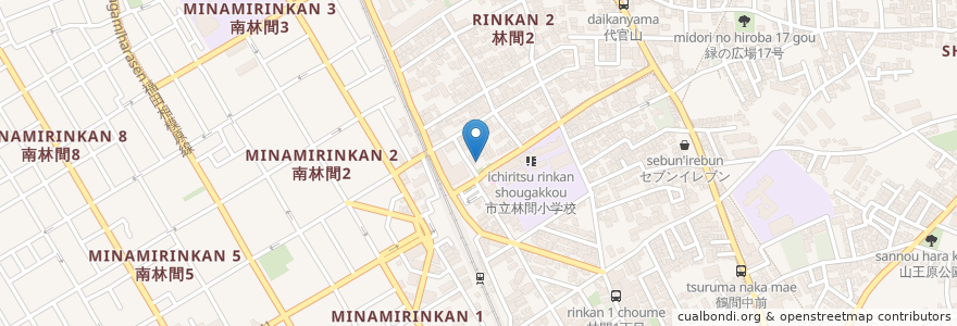 Mapa de ubicacion de 日本調剤 en Japão, 神奈川県, 大和市.