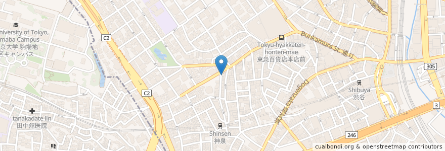 Mapa de ubicacion de LE BOUCHON OGASAWARA en ژاپن, 東京都, 渋谷区.