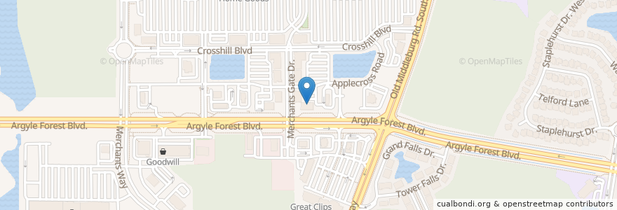 Mapa de ubicacion de Avecina Urgent Care Clinic en Amerika Birleşik Devletleri, Florida, Duval County, Jacksonville.