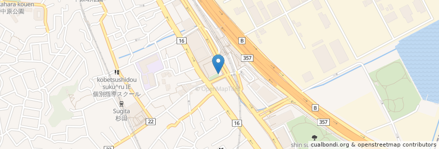Mapa de ubicacion de 磯子警察署杉田交番 en 日本, 神奈川県, 横浜市, 磯子区.