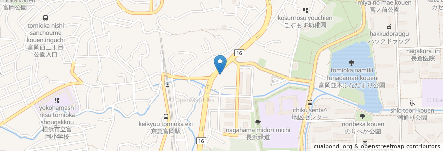 Mapa de ubicacion de 和食さと en 일본, 가나가와현, 요코하마시, 金沢区.