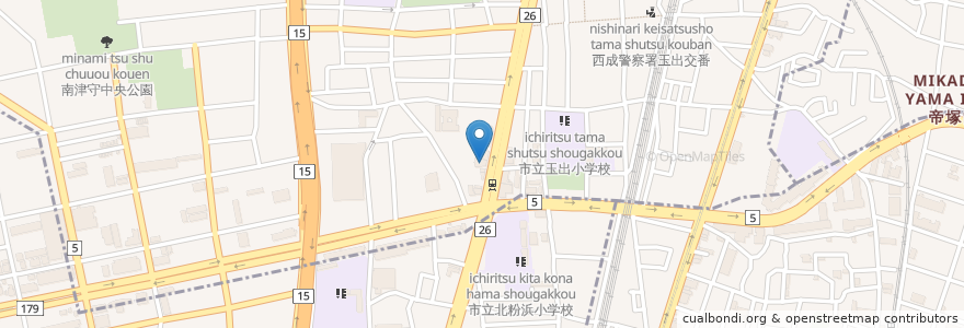 Mapa de ubicacion de 関西みらい銀行 en Япония, Осака, 大阪市.