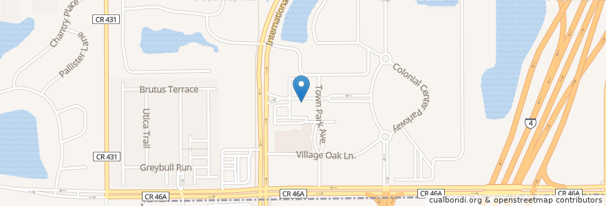 Mapa de ubicacion de Duffy's Sports Grill en United States, Florida, Seminole County.