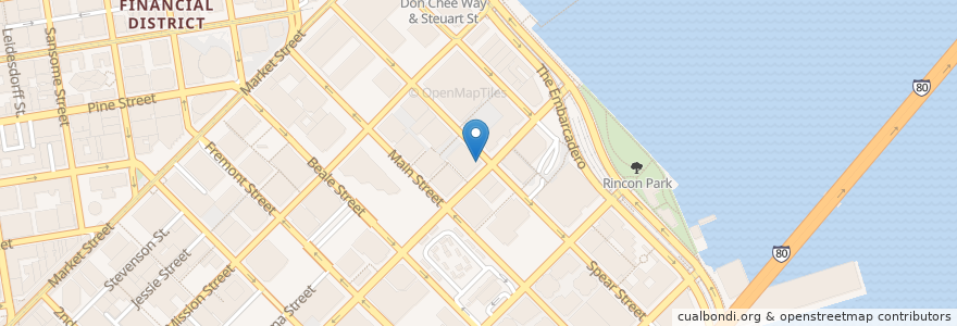 Mapa de ubicacion de Chase en United States, California, San Francisco, San Francisco.