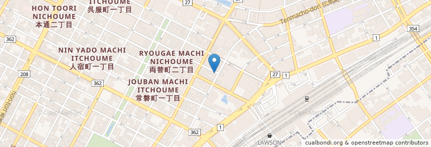 Mapa de ubicacion de かぶき者 en 日本, 静岡県, 静岡市, 葵区.