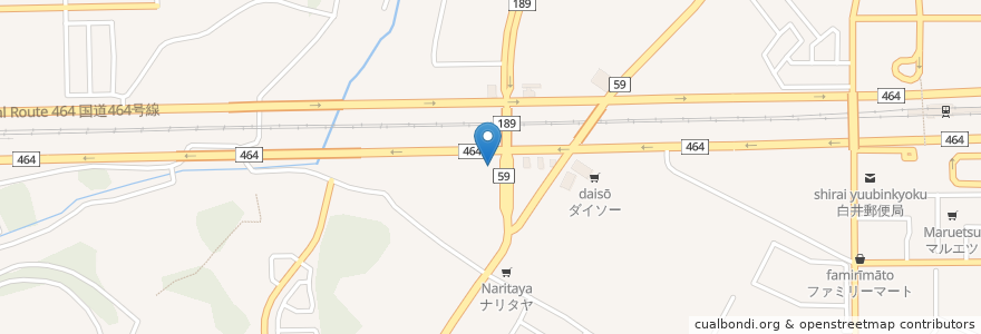 Mapa de ubicacion de ENEOS en 日本, 千葉県, 白井市.