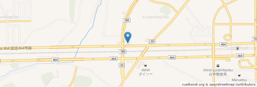 Mapa de ubicacion de キグナス石油 en 日本, 千葉県, 白井市.