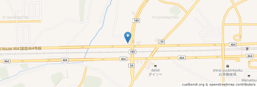 Mapa de ubicacion de ガスト en Japón, Prefectura De Chiba, Shiroi.