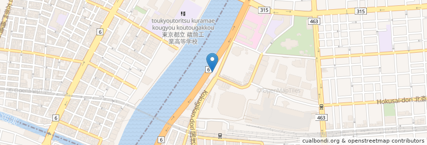 Mapa de ubicacion de タイムズ en Jepun, 東京都.