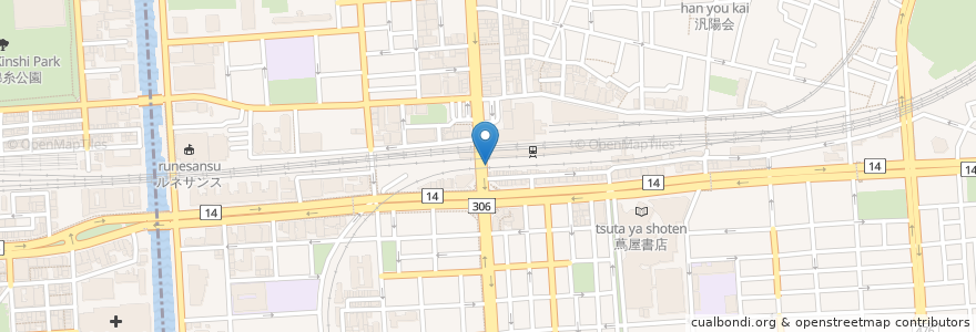 Mapa de ubicacion de 軍鶏農場 en Japan, Tokio, 江東区.