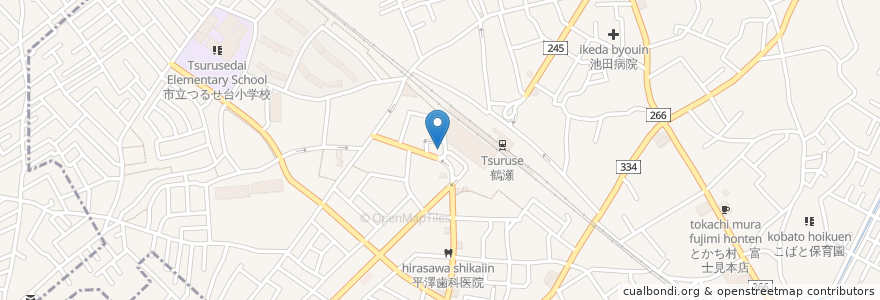 Mapa de ubicacion de 日高屋 en Japonya, 埼玉県, 富士見市.