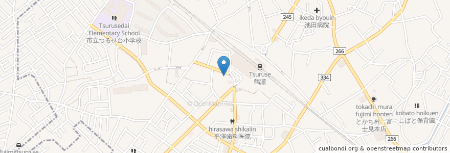 Mapa de ubicacion de CoCo壱番屋 en 日本, 埼玉県, 富士見市.