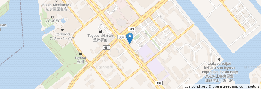 Mapa de ubicacion de クォール薬局 en Japonya, 東京都, 江東区.