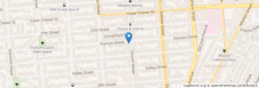 Mapa de ubicacion de Uma Casa en 미국, 캘리포니아주, 샌프란시스코, 샌프란시스코.