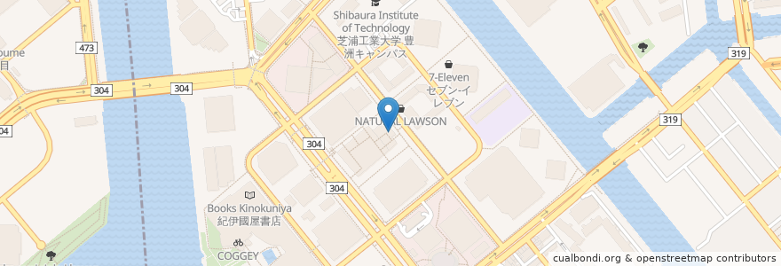Mapa de ubicacion de 石川亭 en Japan, Tokyo, Koto.