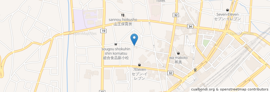 Mapa de ubicacion de 花ふじ en 일본, 나가노현, 長野市.